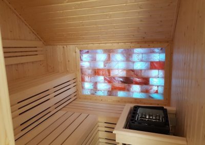 Paneled Sauna